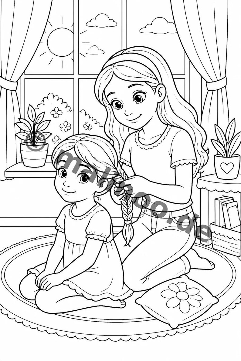 Gift for big sister and big brother: Big sister puzzle book to print with 20 puzzle and activity pages (PDF) E1/B2 image 3