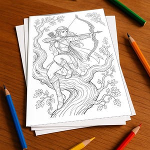 Elves Activity Activity Book for Children – 100 Puzzle and Activity Pages – Printed + Loose E1/B1 (DIN A4) – Gift, Activity image 1