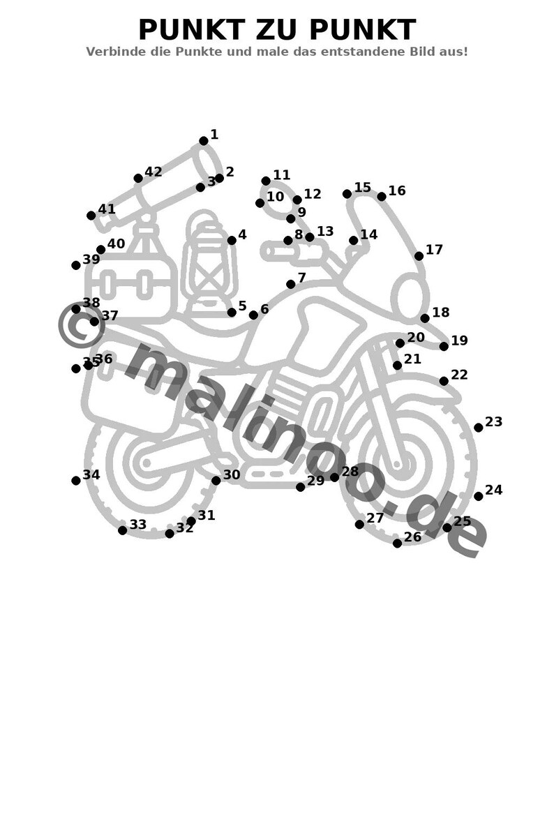 Motorcycle Activity Book for Children – 100 Puzzle & Activity Pages – Bound or Loose, Edition 02 (DIN A4) – Gift, Activity image 18