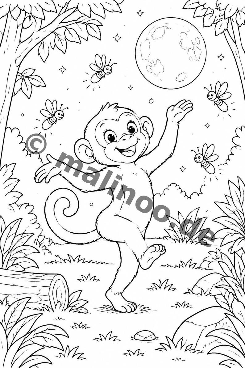 Werkbladen met apenthema voor kinderen vanaf 8 jaar – Direct te downloaden als PDF – Lastminute cadeau – 100 pagina's E1 afbeelding 6