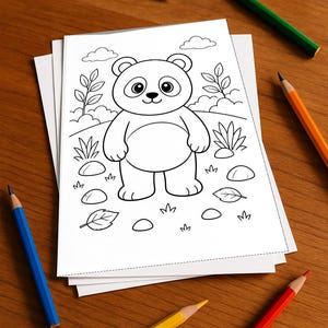 Panda's Aktivitätsbuch gedruckt, ungebunden – 100 Rätsel- und Aktivitätsseiten für Kinder – MEGABUCH 01 Edition 1 (DIN-A4)