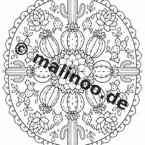 Mandala Coloring Book PDF Download Digital – 20 Coloring Pages for Children – Book 03 Edition 1 (DIN-A4) image 19