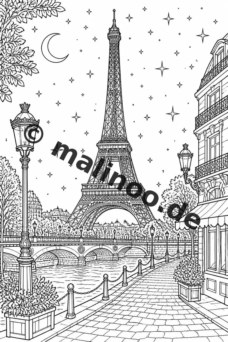 Europa Malbuch Kinder – 20 Ausmalbilder – PDF Download E1/B1 (DIN-A4) – Mitgebsel, Geschenk, Kindergeburtstag, Gastgeschenk Bild 3