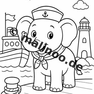 Elefanten Aktivitätsbuch PDF Download digital – 100 Rätsel- und Aktivitätsseiten für Kinder – MEGABUCH 01 Edition 1 (DIN-A4) Bild 6