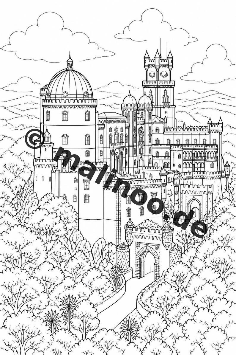 Europa Malbuch PDF Download digital – 20 Ausmalbilder für Kinder – Buch 01 Edition 1 (DIN-A4) Bild 20