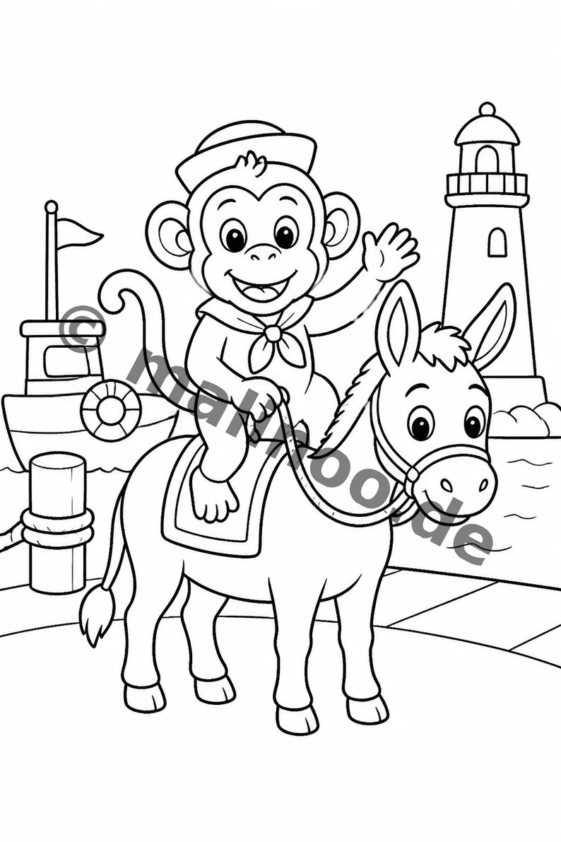 Last-minute gift as an instant download for printing: Monkey puzzle book with 100 puzzle and activity pages (PDF) E1 image 6