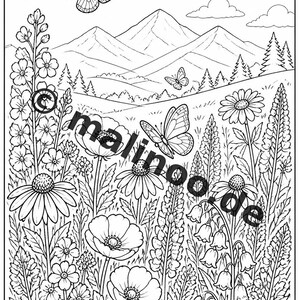 Blumen Aktivitätsbuch PDF Download digital – 100 Rätsel- und Aktivitätsseiten für Kinder – MEGABUCH 01 Edition 1 (DIN-A4) image 6