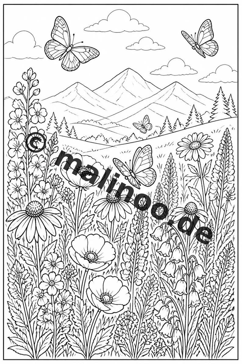 Blumen Aktivitätsbuch PDF Download digital – 100 Rätsel- und Aktivitätsseiten für Kinder – MEGABUCH 01 Edition 1 (DIN-A4) image 6