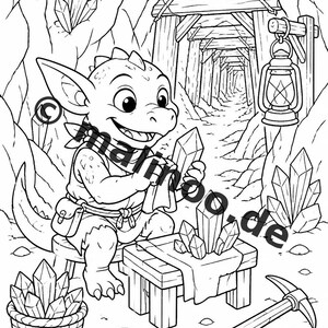 Kobold-Abenteuer Aktivitätsbuch gedruckt, ungebunden – 100 Rätsel- und Aktivitätsseiten für Kinder – MEGABUCH 01 Edition 1 (DIN-A4) Bild 3