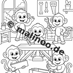 Donkey Activity Book for Children – 100 Puzzle and Activity Pages – Printed + Loose E1/B1 (DIN-A4) – Gift, Activity, Advent Calendar image 8