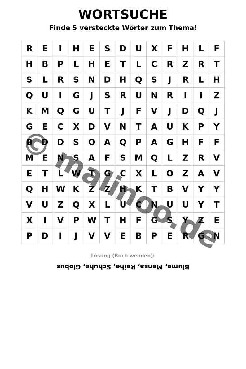 For kindergarten, daycare and preschool: My first day of school - printable puzzle sheets with 20 puzzle and activity pages (PDF) E1/B1 image 11