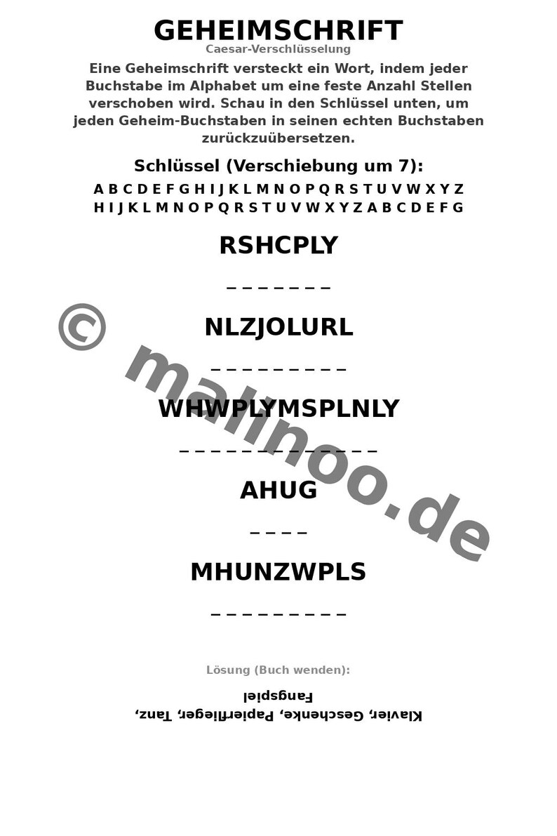 Großer Bruder Beschäftigungsblätter für Kinder – Beschäftigung gegen Langeweile an Regentagen – 20 Rätsel- und Aktivitätsseiten (PDF) E1/B1 Bild 10