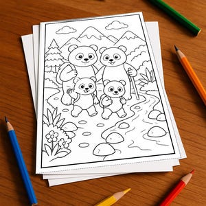 Panda's Aktivitätsbuch gedruckt, ungebunden – 100 Rätsel- und Aktivitätsseiten für Kinder – MEGABUCH 01 Edition 1 (DIN-A4)