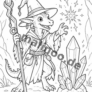 100 goblin coloring pages for ages 6 and up – a fun way to beat boredom on rainy days – coloring templates (PDF) E5 image 7