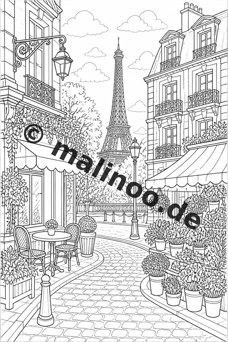 Libro da colorare sull'Europa per bambini - 20 pagine da colorare - Download PDF E1/B3 (DIN-A4) - Bomboniera, Regalo, Festa di compleanno per bambini, Gadget per feste immagine 7