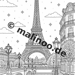 Europa Malbuch Kinder – 20 Ausmalbilder – PDF Download E1/B3 (DIN-A4) – Mitgebsel, Geschenk, Kindergeburtstag, Gastgeschenk Bild 3