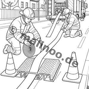 Fire Coloring Book for Ages 8 and Up – 100 Pictures to Color – Gift Idea for Children Ages 8 and Up (DIN A4) E1 image 15