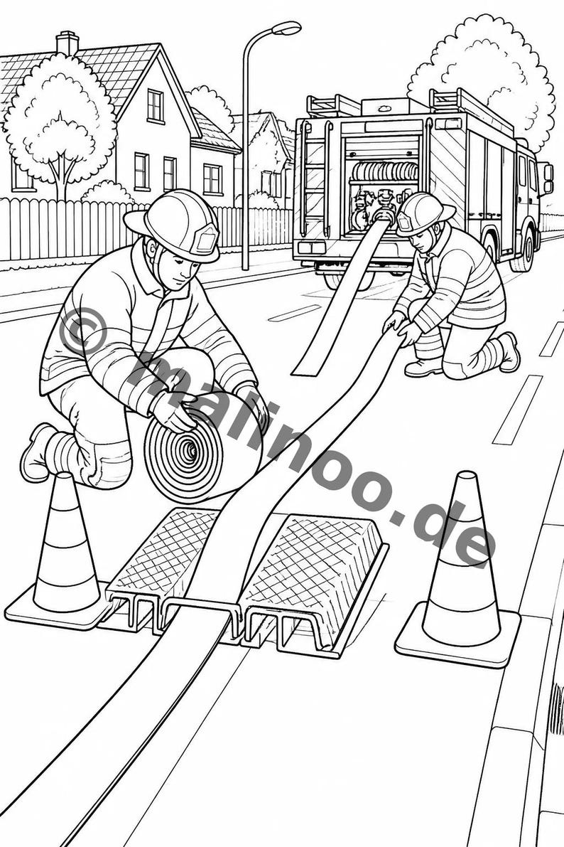 Fire Coloring Book for Ages 8 and Up – 100 Pictures to Color – Gift Idea for Children Ages 8 and Up (DIN A4) E1 image 15