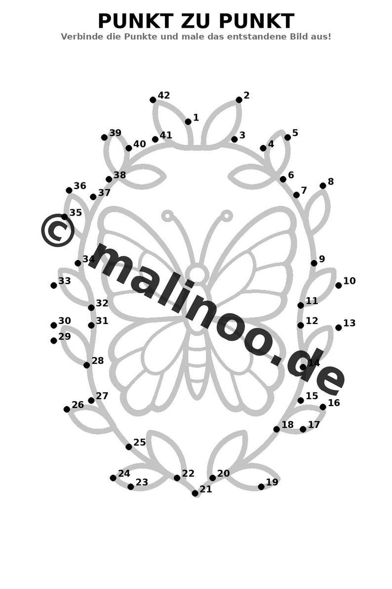 Schmetterlinge Aktivitätsbuch PDF Download digital – 100 Rätsel- und Aktivitätsseiten für Kinder – MEGABUCH 01 Edition 1 (DIN-A4) Bild 9