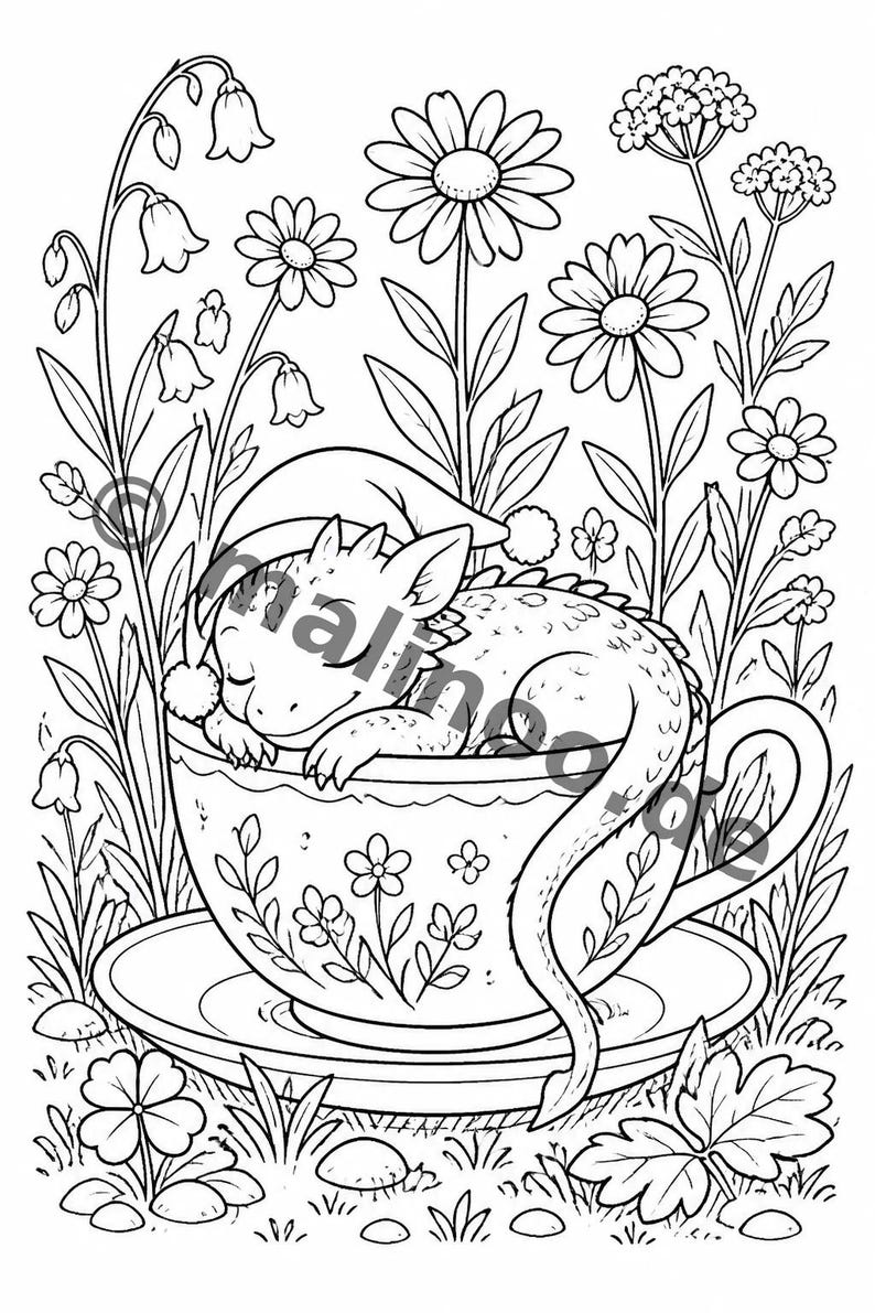 Kobolde kreatives Malbuch ab 6 Jahren – 100 Bilder zum Ausmalen – Geschenkidee für Enkelkinder und Patenkinder (DIN-A4) E3 immagine 8