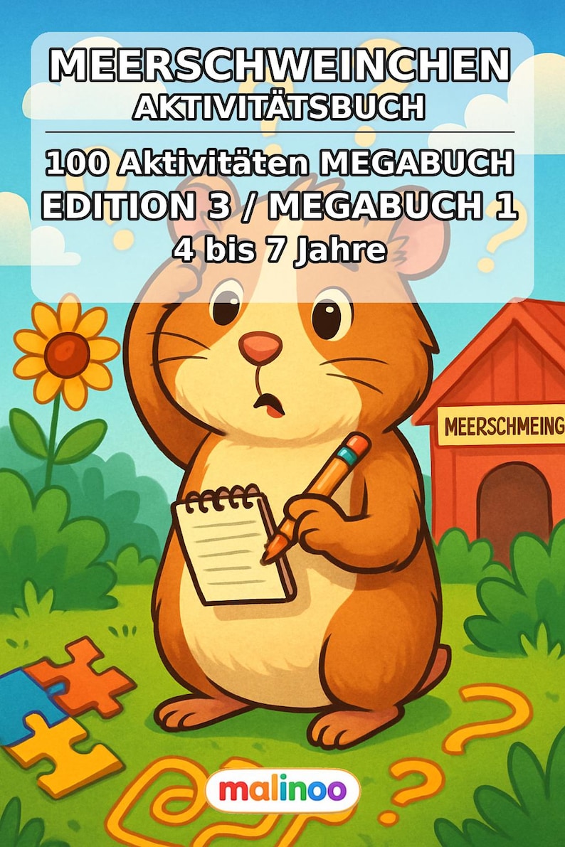 100 Meerschweinchen Rätsel zum Knobeln ab 8 Jahren – Beschäftigung für Kita- und Vorschulkinder – Rätselbuch (PDF) E1 Bild 2
