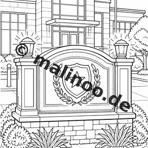 Police Coloring Book for Kids – 100 Coloring Pages – PDF Download E1/B4 (DIN-A4) – Gift, Activity, Advent Calendar, Birthday image 10
