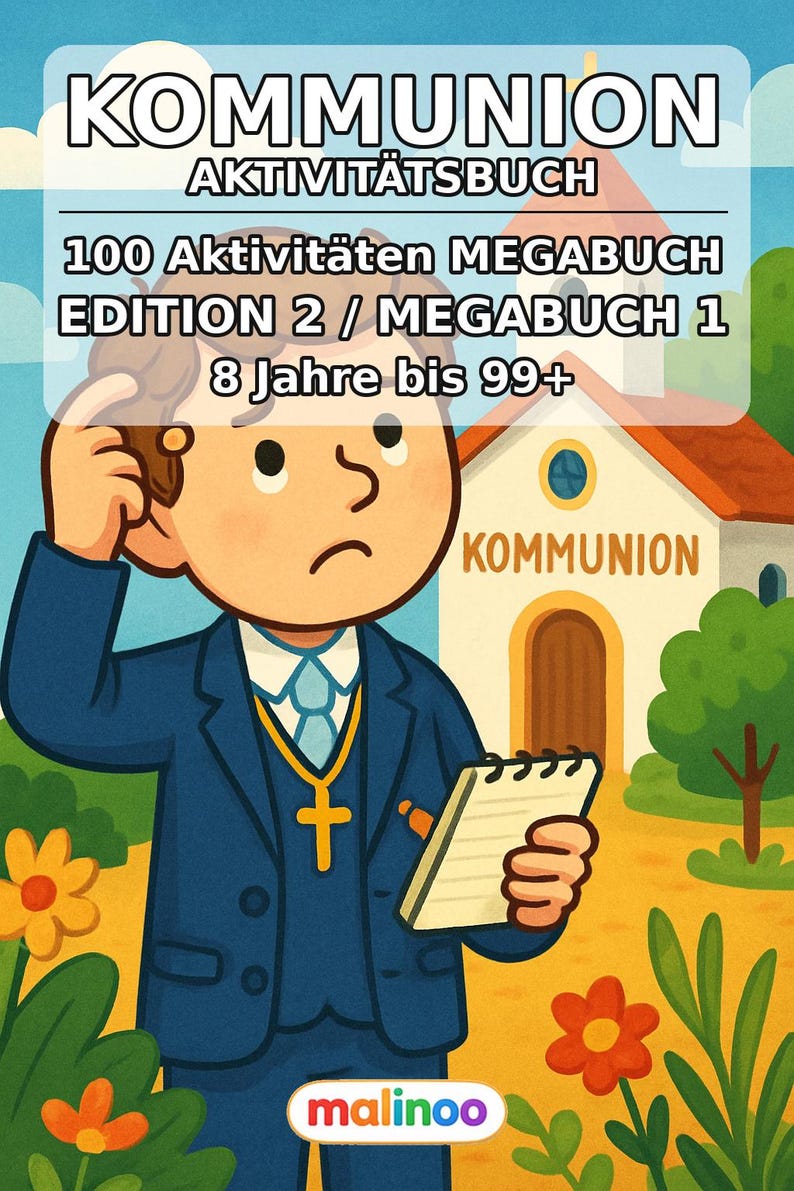 100 puzzli komunijnych dla dzieci w wieku od 8 lat – pomysł na prezent dla wnuków i chrześniaków – arkusze puzzli do druku (PDF) E1 zdjęcie 2