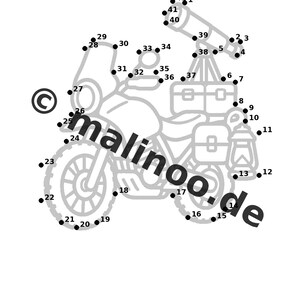 Motorcycle Activity Book for Children – 100 Puzzle and Activity Pages – Printed + Loose E1/B1 (DIN A4) – Gift, Activity image 9
