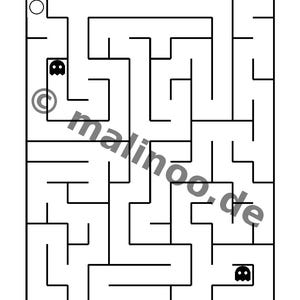 100 Ci stiamo muovendo! Puzzle per bambini dagli 8 anni in su – esercita in modo divertente la presa della matita e la concentrazione – fogli di puzzle stampabili (PDF) E1 immagine 4