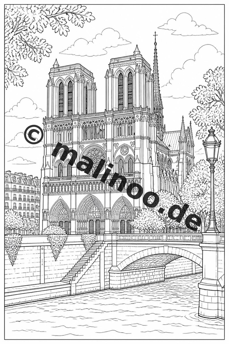 Europa Malbuch PDF Download digital – 20 Ausmalbilder für Kinder – Buch 01 Edition 1 (DIN-A4) Bild 10
