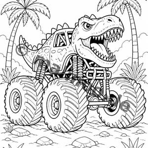 Monster Trucks Aktivitätsbuch Kinder – 100 Rätsel- & Aktivitätsseiten – gebunden oder lose, Edition 02 (DIN-A4) – Geschenk, Beschäftigung imagem 6