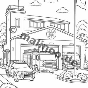 Fire Coloring Book for Ages 8 and Up – 100 Pictures to Color – Gift Idea for Children Ages 8 and Up (DIN A4) E1 image 4