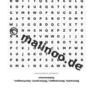 Raceauto-puzzelboek voor kinderen om te printen – Activiteiten om verveling op regenachtige dagen te verdrijven – 100 puzzel- en activiteitenpagina's (PDF) E1 afbeelding 11