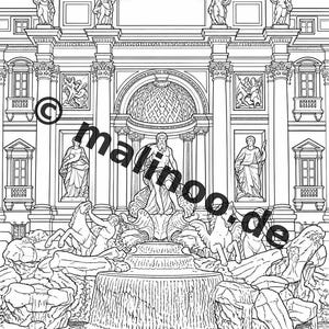 Libro para colorear de Europa para niños – 20 páginas para colorear – Descarga en PDF E1/B2 (DIN-A4) – Recuerdo de fiesta, regalo, fiesta de cumpleaños infantil, recuerdo de fiesta imagen 6