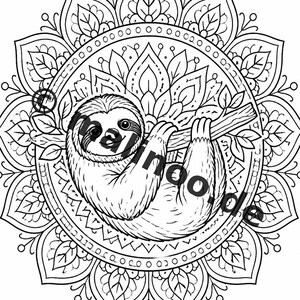 Mandala Kleurboek PDF Download Digitaal – 100 Kleurplaten voor Kinderen – MEGA BOEK 03 Editie 1 (DIN A4) afbeelding 10