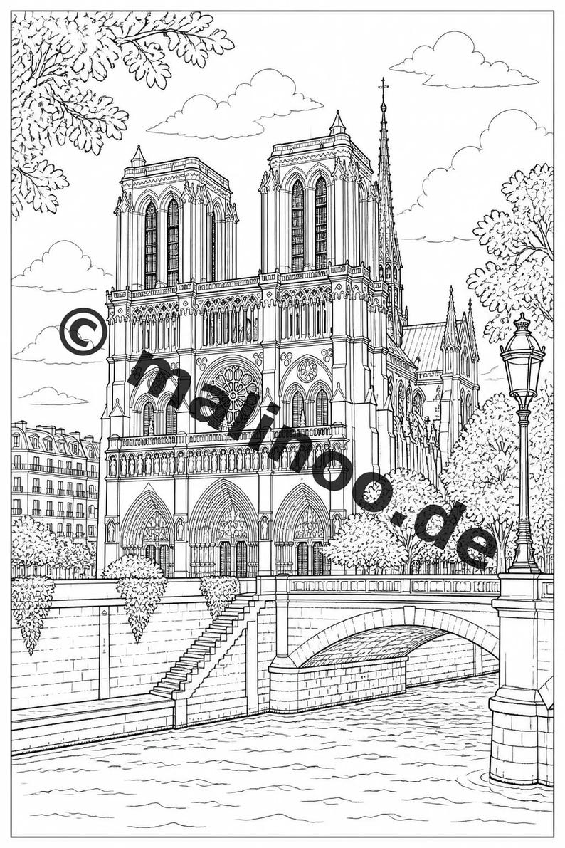 Europa Malbuch Kinder – 20 Ausmalbilder – PDF Download E1/B1 (DIN-A4) – Mitgebsel, Geschenk, Kindergeburtstag, Gastgeschenk Bild 10