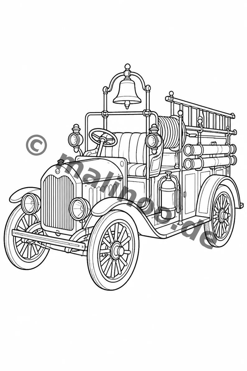 Fire Coloring Book for Ages 8 and Up – 100 Pictures to Color – Gift Idea for Children Ages 8 and Up (DIN A4) E1 image 9