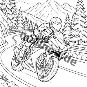 Knobelbuch Motorräder für Kinder ab 8 Jahren – gedruckt auf dickem 100g-Papier – ideal zum Verschenken – 100 Seiten (DIN-A4) E6 Bild 8
