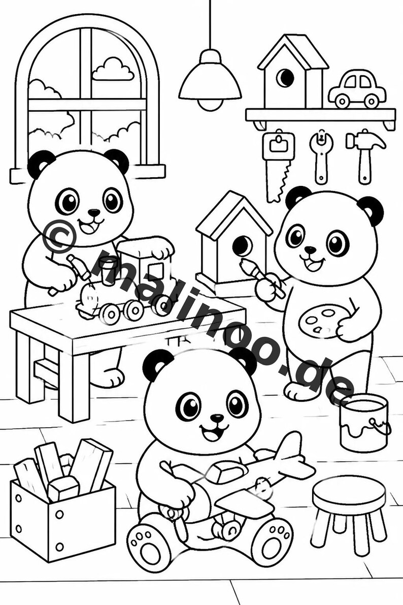 Panda's Aktivitätsbuch Kinder – 100 Rätsel- und Aktivitätsseiten – gedruckt+lose E1/B1 (DIN-A4) – Geschenk, Beschäftigung, Adventskalender Bild 8