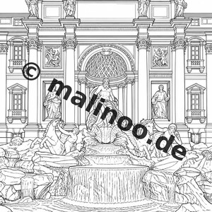Europa Malbuch Kinder – 20 Ausmalbilder – PDF Download E1/B1 (DIN-A4) – Mitgebsel, Geschenk, Kindergeburtstag, Gastgeschenk Bild 6