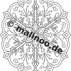 Livro de colorir Mandala em PDF para download digital – 20 páginas para colorir para crianças – Livro 02 Edição 1 (DIN-A4) imagem 17