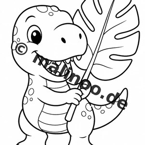 Dinosaurier Aktivitätsbuch PDF Download digital – 100 Rätsel- und Aktivitätsseiten für Kinder – MEGABUCH 01 Edition 1 (DIN-A4) zdjęcie 3
