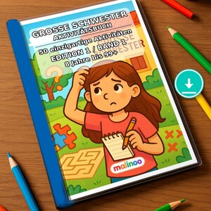 50 Big Sister Puzzles for Ages 8 and Up – A Perfect Gift for 8-Year-Old Children – Puzzle Book (PDF) E1/B1 image 1