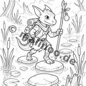 100 goblin coloring pages for ages 6 and up – a fun way to beat boredom on rainy days – coloring templates (PDF) E5 image 9