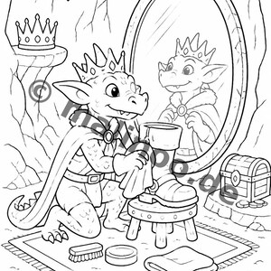 100 goblin coloring pages for ages 6 and up – a fun way to beat boredom on rainy days – coloring templates (PDF) E5 image 6