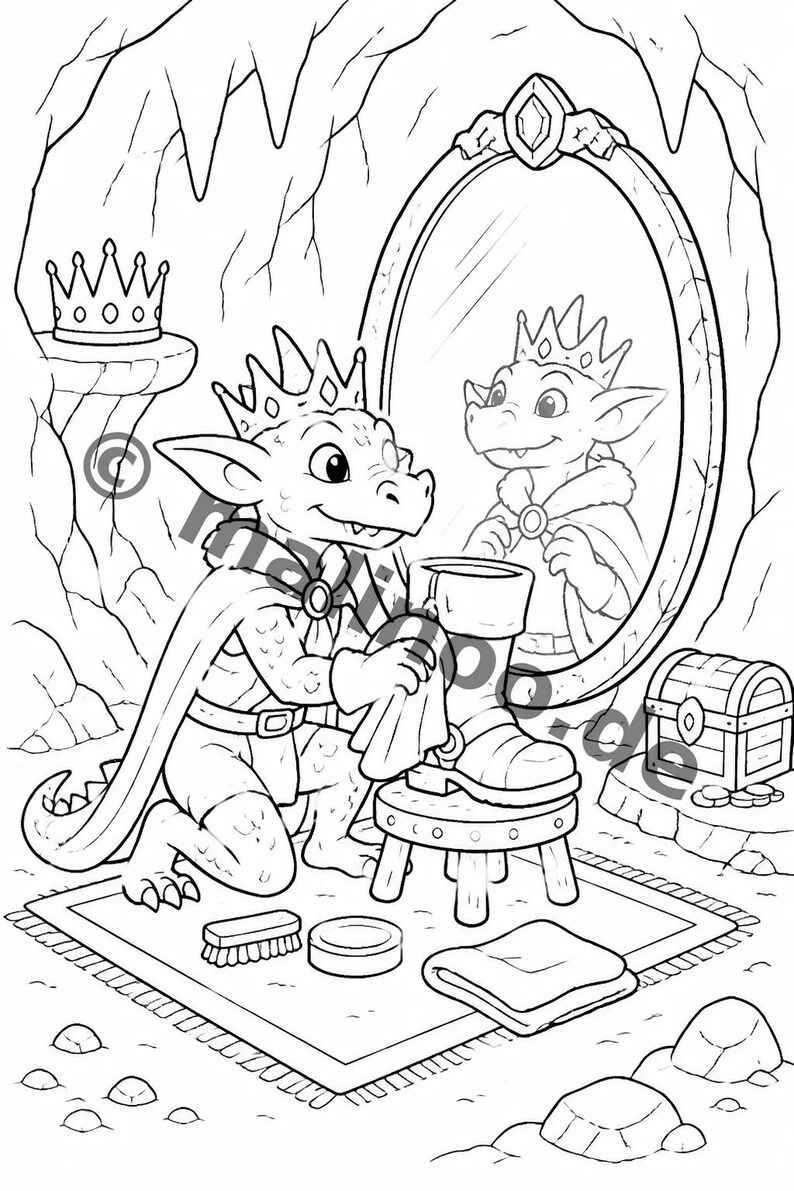 100 goblin coloring pages for ages 6 and up – a fun way to beat boredom on rainy days – coloring templates (PDF) E5 image 6