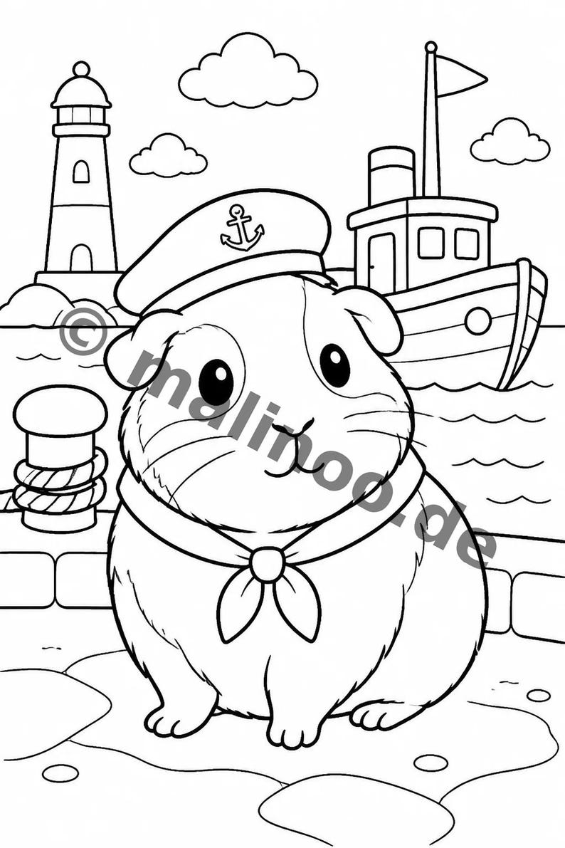 Guinea Pig Activity Book for Children – 100 Puzzle & Activity Pages – Bound or Loose, Edition 02 (DIN A4) – Gift, Activity image 10
