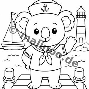 100 puzzli z koalami dla dzieci w wieku od 4 lat – prezent dla małych fanów koali – arkusze puzzli do druku (PDF) E1 zdjęcie 4