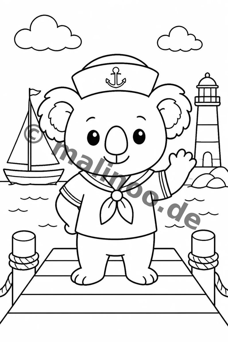100 puzzli z koalami dla dzieci w wieku od 4 lat – prezent dla małych fanów koali – arkusze puzzli do druku (PDF) E1 zdjęcie 4