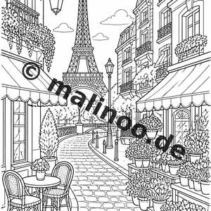 Livre de coloriage Europe pour enfants – 20 pages à colorier – Téléchargement PDF E1/B2 (DIN-A4) – Cadeau d'invité, souvenir de fête d'anniversaire d'enfant image 7